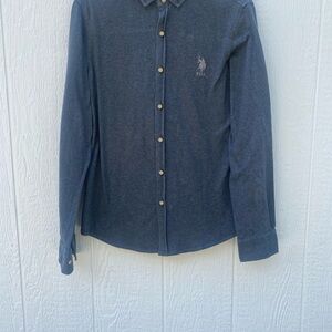 U.S. Polo Assn. Navy Casual Button Down Shirt